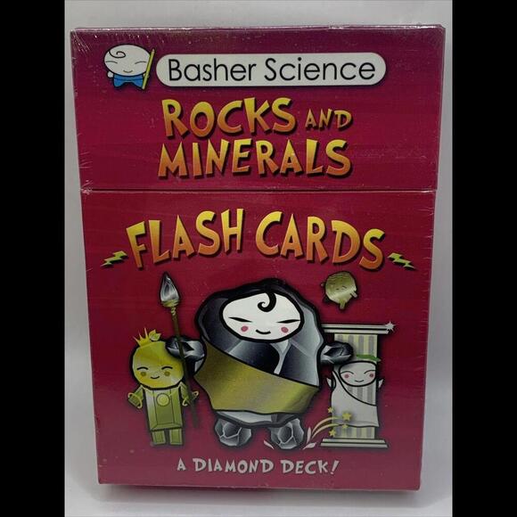 Other - Basher Flashcards: Rocks and Minerals: A Diamond Deck (Basher Science) - GOOD​
